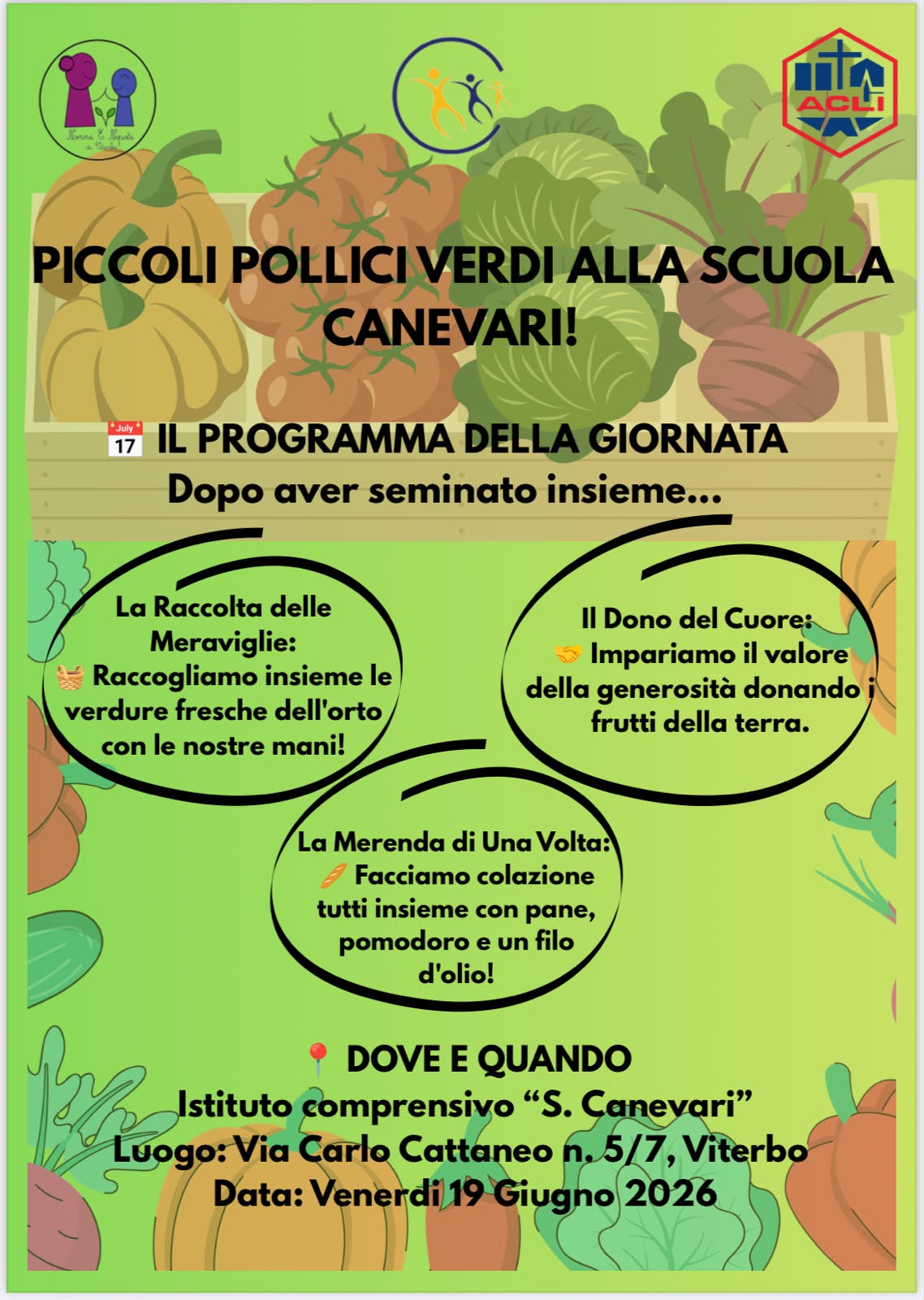 Piccoli pollici verdi alla scuola dell'infanzia