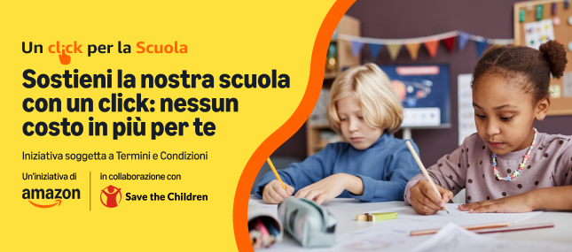 Sostieni la nostra scuola con l'iniziativa 